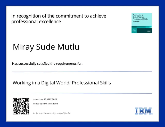 Working in a Digital World: Professional Skills